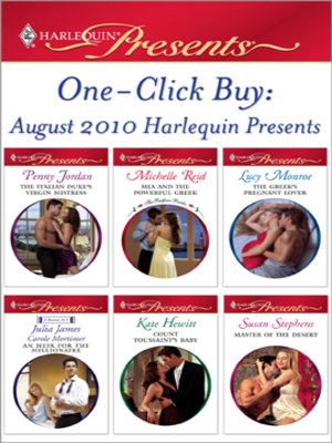 cover image of August 2010 Harlequin Presents